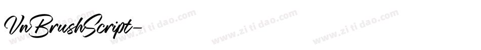 VnBrushScript字体转换