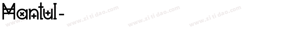 Mantul字体转换