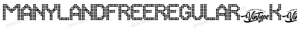 ManylandfreeRegular-K7dqD字体转换