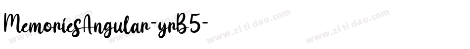 MemoriesAngular-yrB5字体转换