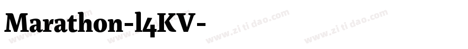 Marathon-l4KV字体转换