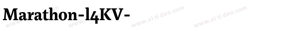 Marathon-l4KV字体转换