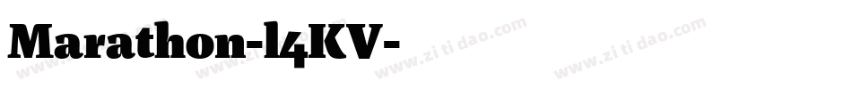 Marathon-l4KV字体转换