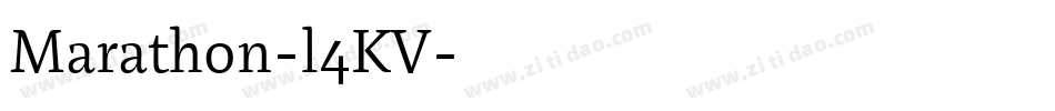 Marathon-l4KV字体转换