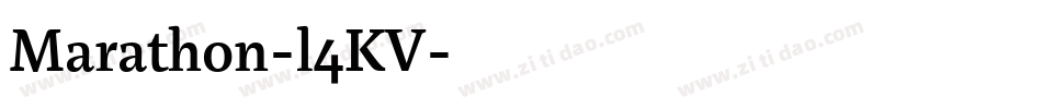 Marathon-l4KV字体转换