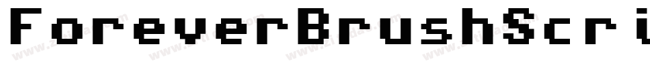 ForeverBrushScript-xKW0字体转换
