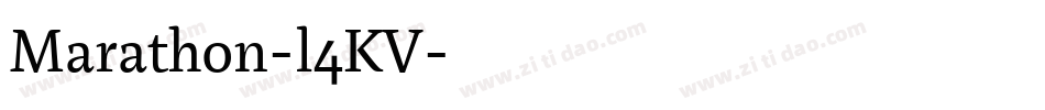 Marathon-l4KV字体转换