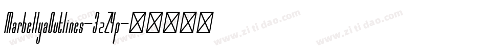 MarbellyaOutlines-3zZ4p字体转换