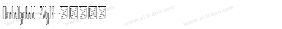 MarbellyaBold-ZVy03字体转换