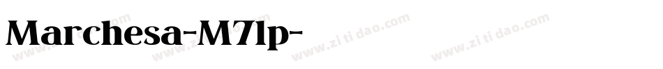 Marchesa-M7lp字体转换