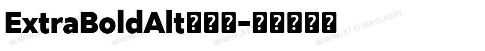 ExtraBoldAlt手机版字体转换
