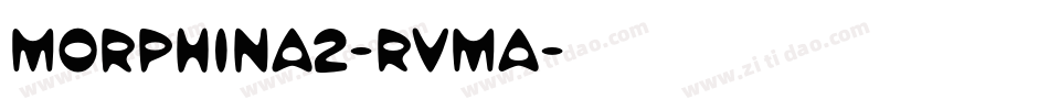 Morphina2-RvMA字体转换