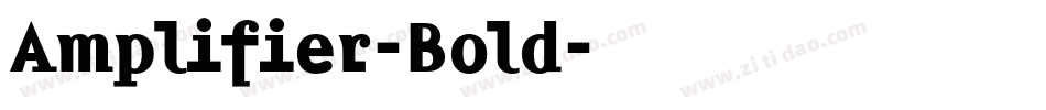 Amplifier-Bold字体转换