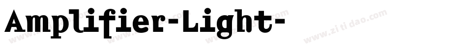 Amplifier-Light字体转换