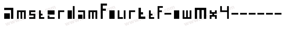 AmsterdamFourTtf-owMx4字体转换