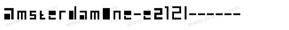 AmsterdamOne-eZ12l字体转换