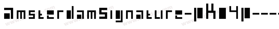 AmsterdamSignature-PKO4P字体转换