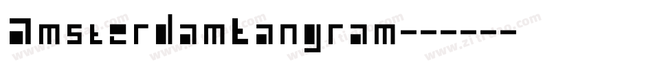 AmsterdamTangram字体转换