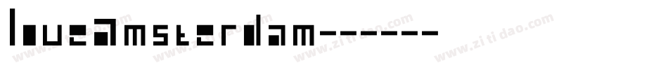 LoveAmsterdam字体转换