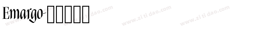 Emargo字体转换