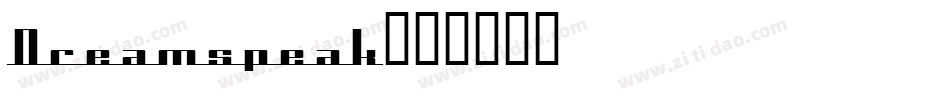 Dreamspeak字体转换