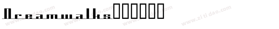 Dreamwalks字体转换