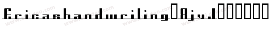Ericashandwriting-8jvJ字体转换