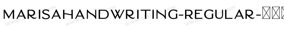 MarisaHandwriting-Regular字体转换