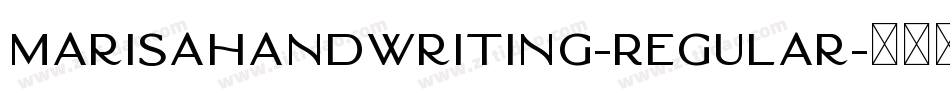 MarisaHandwriting-Regular字体转换