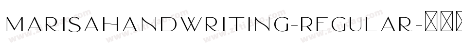 MarisaHandwriting-Regular字体转换