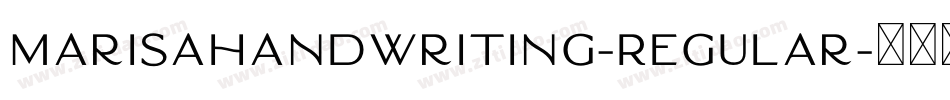 MarisaHandwriting-Regular字体转换