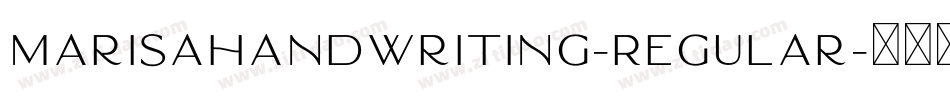 MarisaHandwriting-Regular字体转换