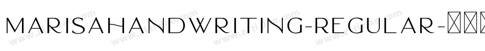 MarisaHandwriting-Regular字体转换