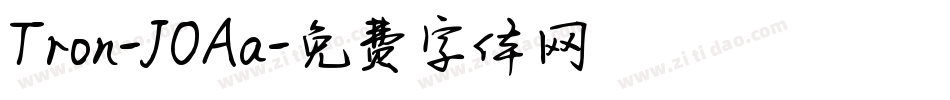 Tron-JOAa字体转换