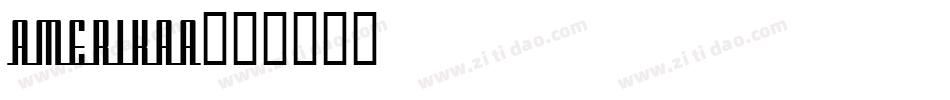 AMERIKAA字体转换