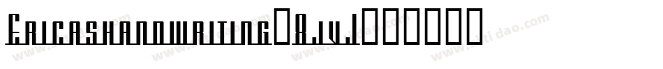 Ericashandwriting-8jvJ字体转换