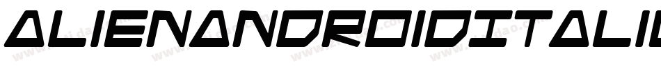 AlienAndroidItalic-WGa4字体转换