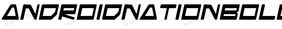 AndroidNationBold-vDM字体转换