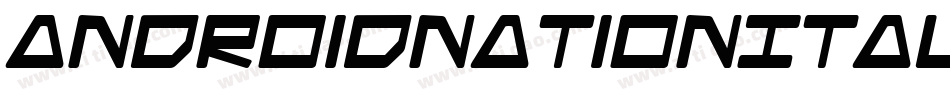 AndroidNationItalic-l4y字体转换