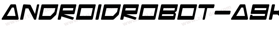 AndroidRobot-A9Kx字体转换