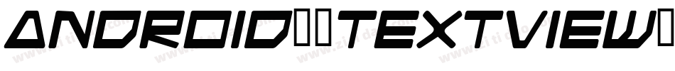 android设置textview字体字体转换
