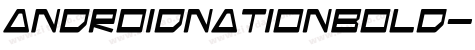 AndroidNationBold-vDM字体转换