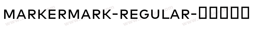 MarkerMark-Regular字体转换