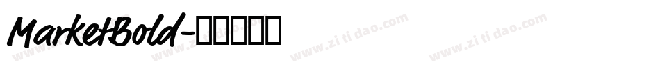 MarketBold字体转换