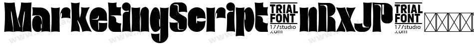 MarketingScript-nRxJP字体转换
