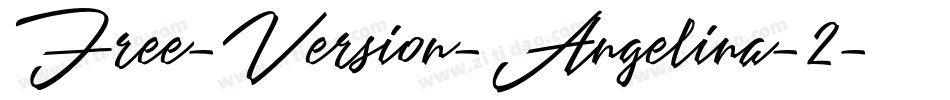 Free-Version-Angelina-2字体转换