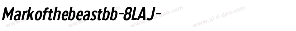 Markofthebeastbb-8LAJ字体转换