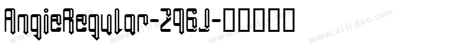 AngieRegular-Z96J字体转换