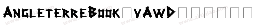 AngleterreBook-vAwD字体转换