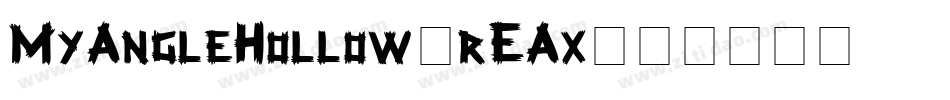 MyAngleHollow-rEAx字体转换